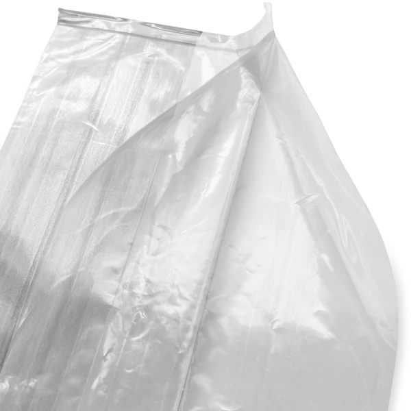 5 x 4 x 15 1 Mil Poly Bakery Bread Bags Side Gusset Close up of 5 x 4 x 15 1 Mil Poly Bakery Bread Bags Side Gusset