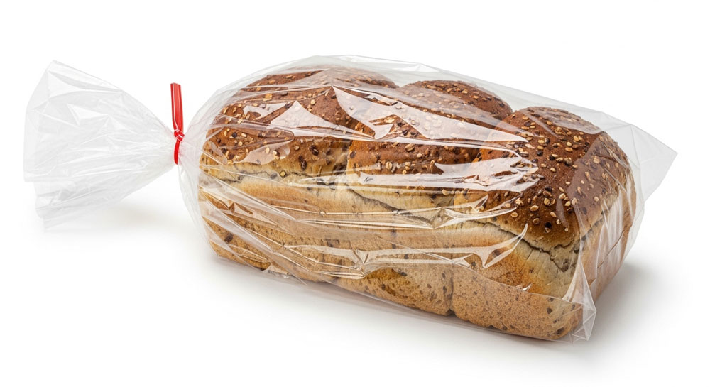 6 x 3 x 12 Gusseted .65 Mil Plastic Bakery Bread Bags