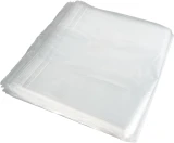 100 Pack of 6 inch x 3 inch x 12 inch Gusseted 1 Mil Plastic Bakery Bread Bags