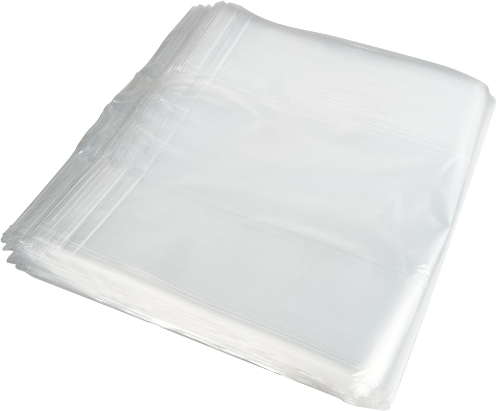 100 Pack of 6 inch x 3 inch x 12 inch Gusseted 1 Mil Plastic Bakery Bread Bags
