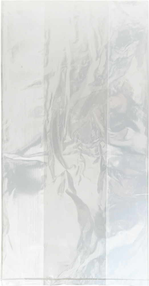 6 inch x 3 inch x 12 inch 1 Mil  Poly Bakery Bread Bags Flat Flat 6 inch x 3 inch x 12 inch Gusseted 1 Mil Plastic Bakery Bread Bags