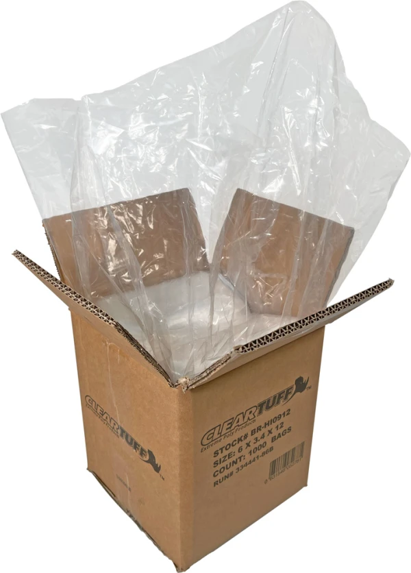 6 inch x 3 inch x 12 inch 1 Mil Poly Bakery Bread Bags Protective Layer Protective Bag of 10 Innerpacks 6 inch x 3 inch x 12 inch Gusseted 1 Mil Plastic Bakery Bread Bags