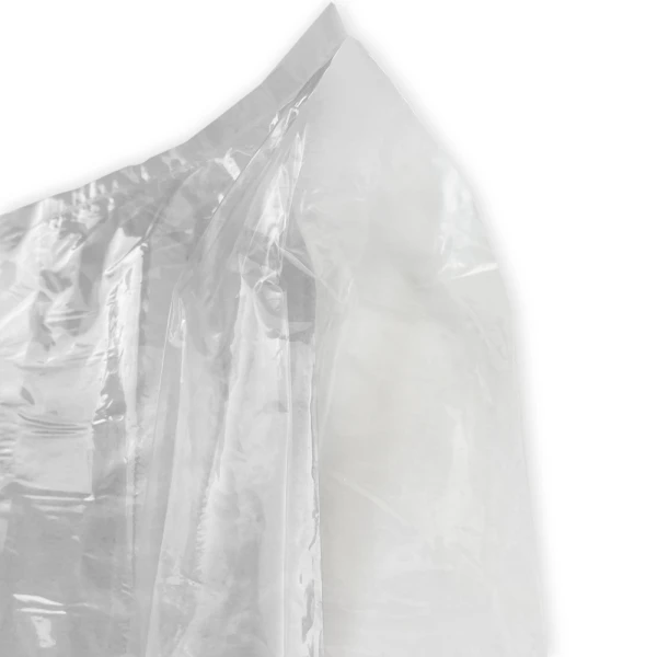 6 x 3 x 15 .65 Mil Poly Bakery Bread Bags Side Gusset Close up of 6 x 3 x 15 .65 Mil Poly Bakery Bread Bags Side Gusset