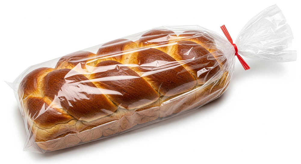 6 x 3 x 15 Gusseted .65 Mil Plastic Bakery Bread Bags