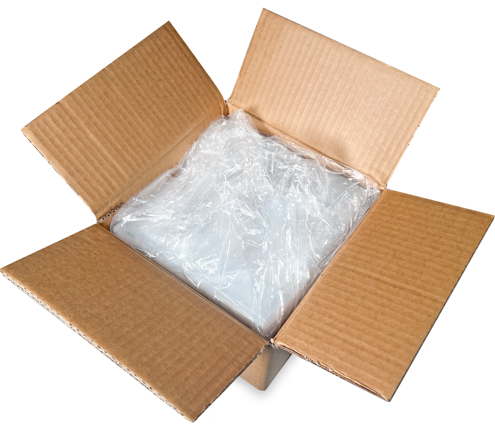 Case of 8 x 3 x 15 Gusseted .65 Mil Plastic Bakery Bread Bags