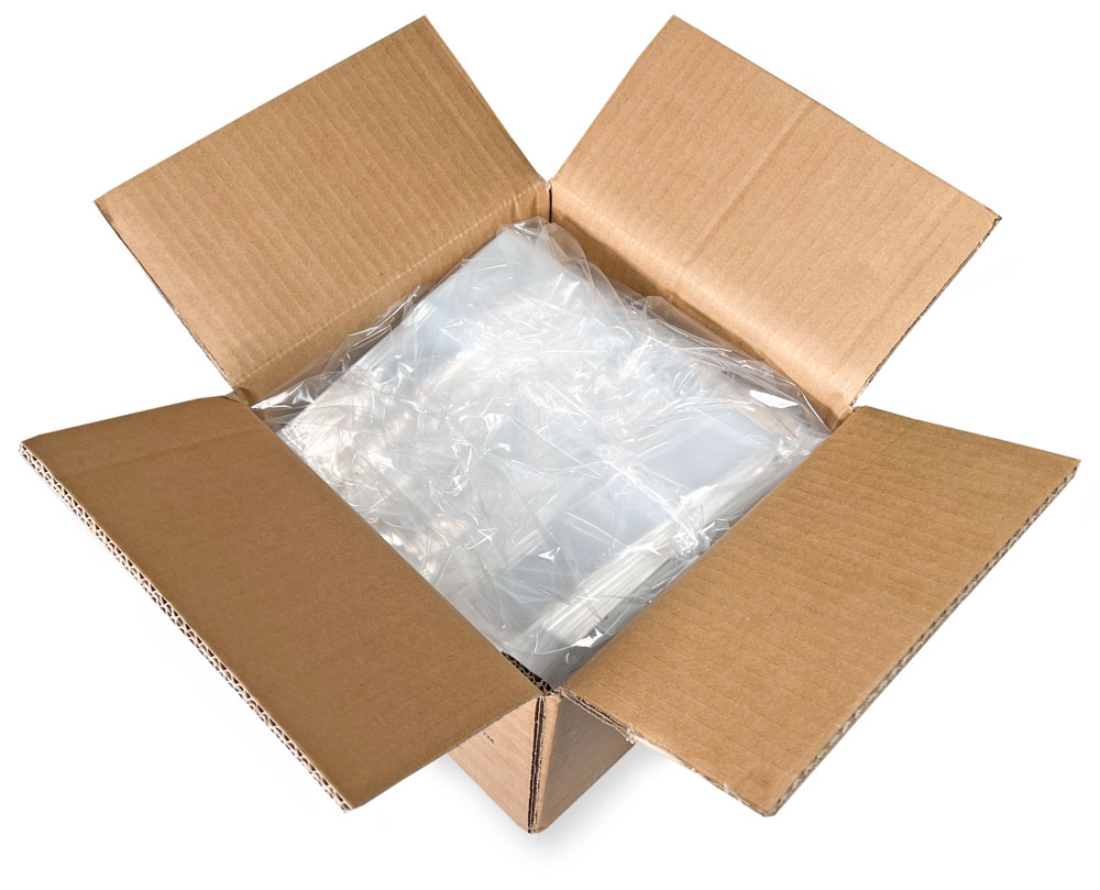 Case of 8 x 3 x 15 Gusseted 1 Mil Plastic Bakery Bread Bags