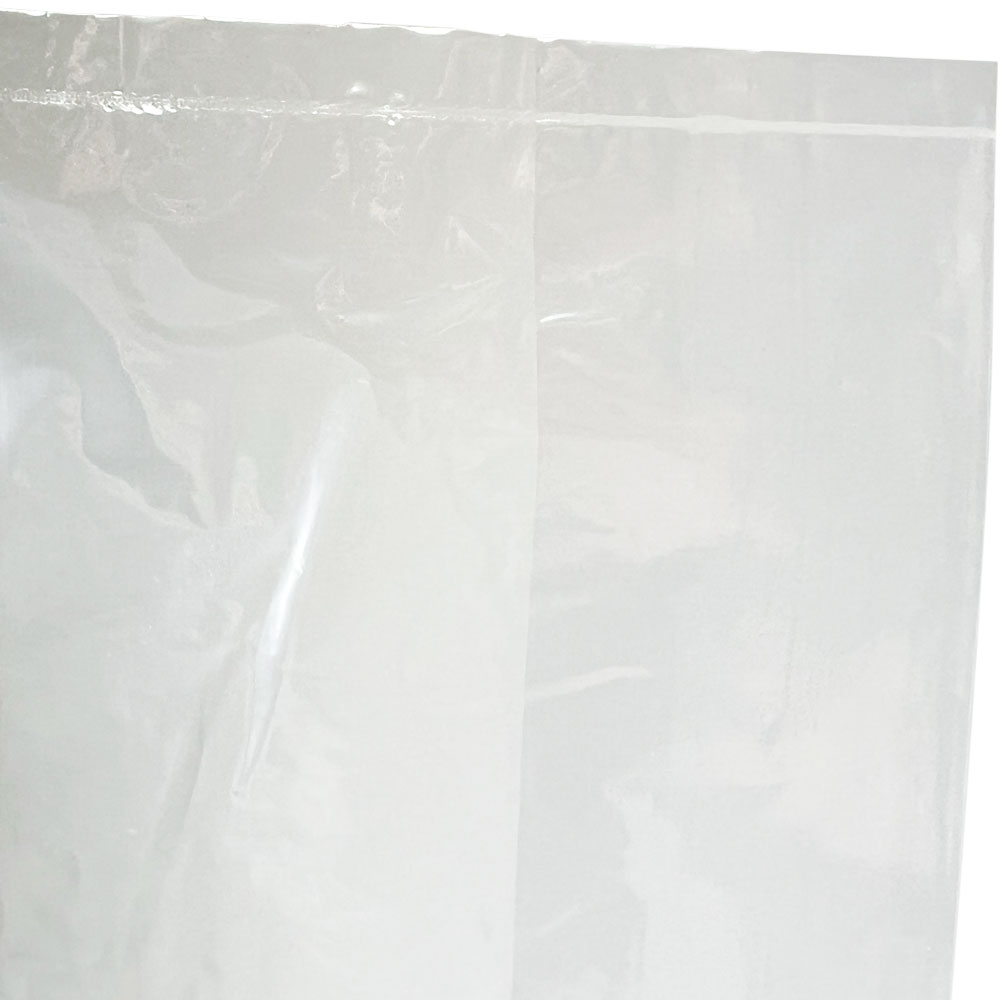 8x4x18 8x4x18 Clear Poly Bags for Bread Bottom Seal