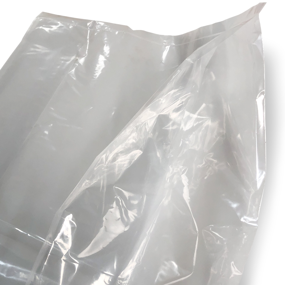 8 x 4 x 18 Gusseted 1 Mil Plastic Bakery Bread Bags Side Gusset