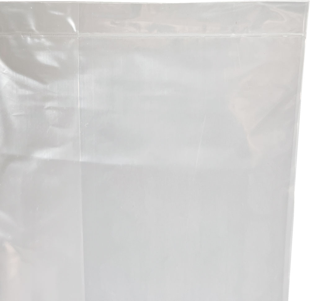 8 x 4 x 18 Gusseted 1 Mil Plastic Bakery Bread Bags Bottom Seal