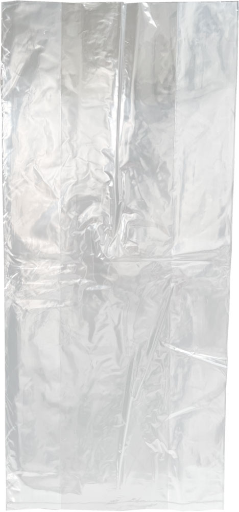 8 x 4 x 18 Gusseted 1 Mil Plastic Bakery Bread Bags