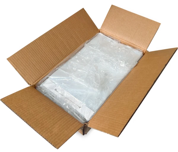 9.25 x 14.5 +2 lip Bread Bags on Wicket Case Case of 9.25 in x 14.5 in + 2 inch lip 1.25 Mil Bakery Bread Bags