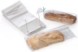 9x15 + 2.5 1 mil Plastic Bread Bags on Wicket