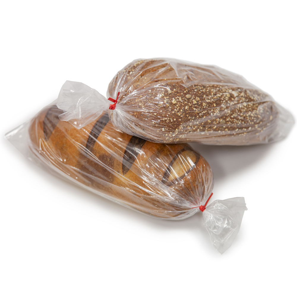 10" x 4" x 20" .75 Mil Plastic Bakery Bread Bags