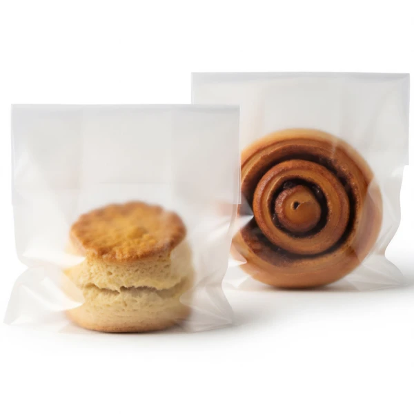 Bakery Bags with Cardboard Header 5.5 x 8 1 mil HDPE 5.5 x 8 1 mil High-Density Bakery Bags
