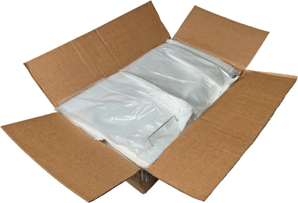10 x 19.5 + 3 Bread Bags on Wicket Case 10 x 19.5 + 3 BG 1.25 Mil Bakery Bread Bags Case
