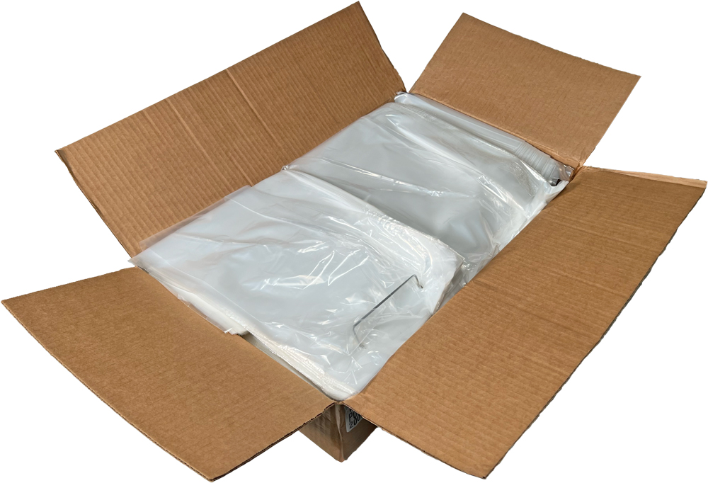 10 x 19.5 + 3 BG 1.25 Mil Bakery Bread Bags Case