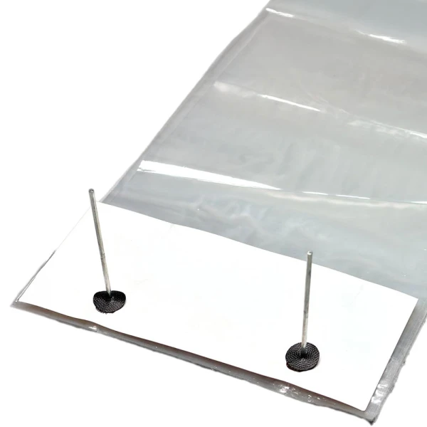Plastic Bread Bags on Metal Wicket Plastic Bread Bags on Metal Wicket