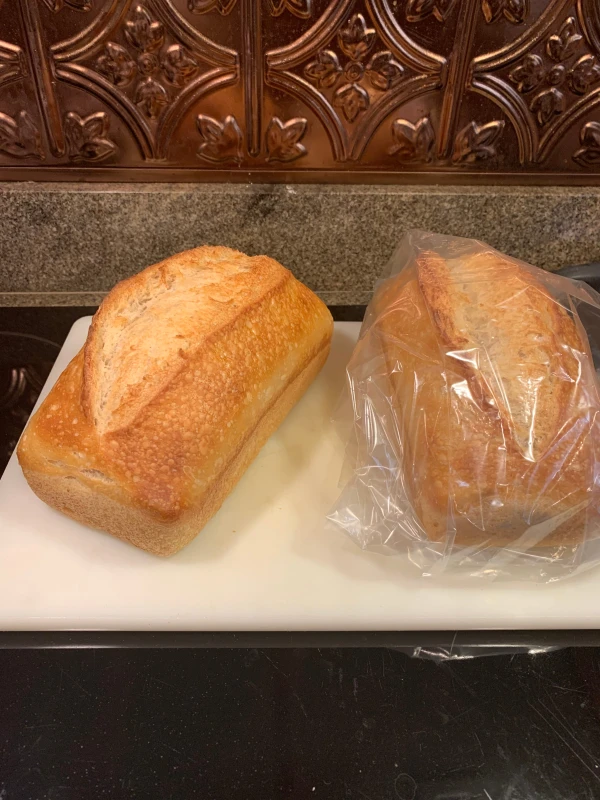 Milk Kefir Spelt Bread in 8x4x18 1 Mil Poly Bakery Bread Bags Milk Kefir Spelt Bread in 8x4x18 1 Mil Poly Bakery Bread Bags