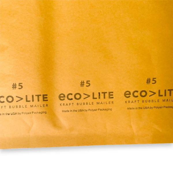 10.5 x 16 (#5) Self Seal Kraft Bubble Lined Mailers Print Close up of 10.5 x 16 Mailing Envelope Print