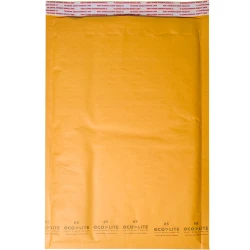 10.5" x 16" (#5) Self Seal Kraft Bubble Lined Mailers