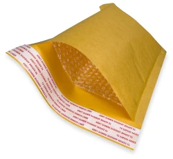 6" x 10" (#0) Self Seal Kraft Bubble Lined Mailers