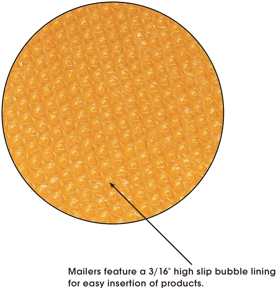 Bubble of Self Seal Kraft Bubble Lined Mailers