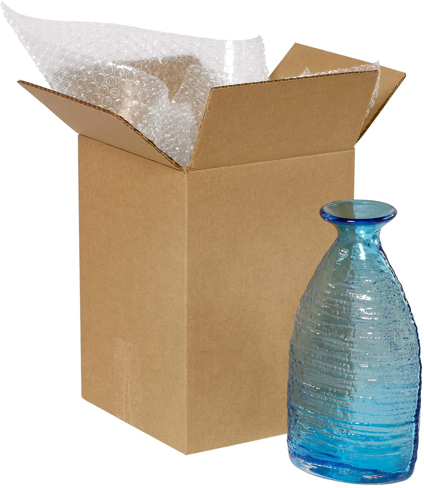 48 x 250' Heavy Duty Bubble Roll Protecting Fragile Glass Vase