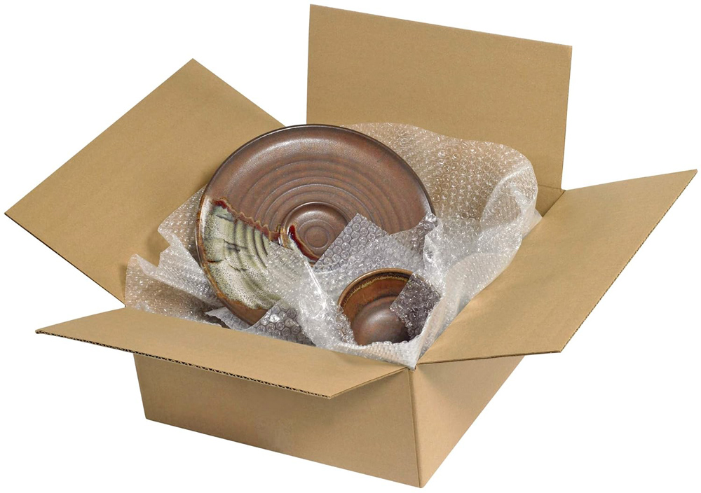 48 x 250' Heavy Duty Bubble Roll Protecting Clay Plates