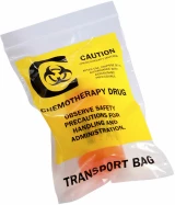 Clear 12 x 15 4 Mil Chemotherapy Drug Transport Bags