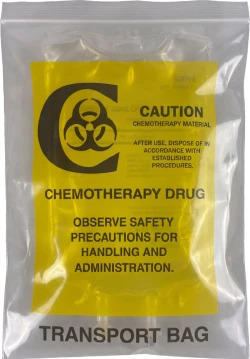 9" x 12" 4 Mil Chemotherapy Drug Transport Bags