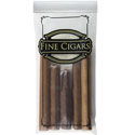 5x10 2-mil Zipper Lock Cigar Bags with Cigars