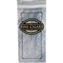 5x10 2-mil Zipper Lock Cigar Bags without Cigars