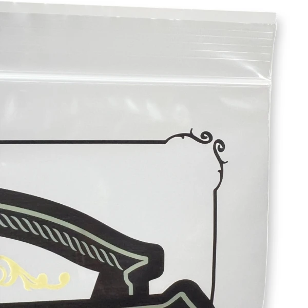 8 x 10 2 mil Zipper Lock Cigar Bags Zip Lock Pre-Printed Reclosable 8 x 10 2 mil Cigar Bags Zip Lock