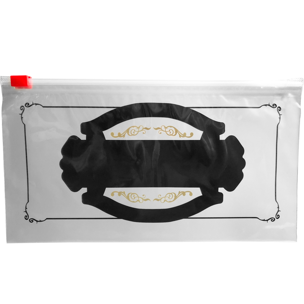 Back of Fine Cigars Cigar Bags With Slider Lock 10 x 5 3 mil