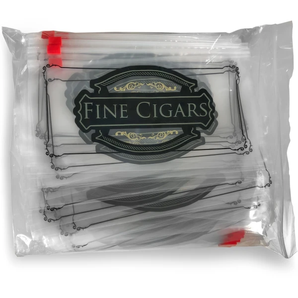 Fine Cigars Cigar Bags With Slider Lock 10 x 5 3 mil Innerpack Innerpack with Fine Cigars Cigar Bags With Slider Lock 10 x 5 3 mil