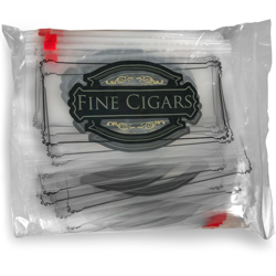 Innerpack with Fine Cigars Cigar Bags With Slider Lock 10 x 5 3 mil
