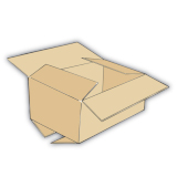 15 13x10x8 Cardboard Corrugated Boxes 65 lbs Capacity 200#/ECT-32 Kraft