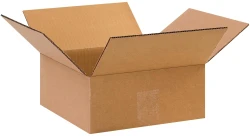 10" x 10" x 4" Flat Cardboard Boxes