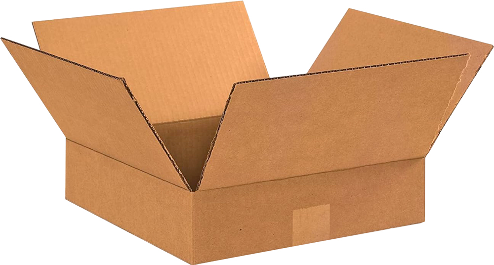 11 x 11 x 3 Corrugated Flat Boxes