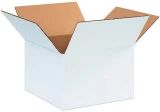 White 12 x 12 x 8 Cardboard Boxes