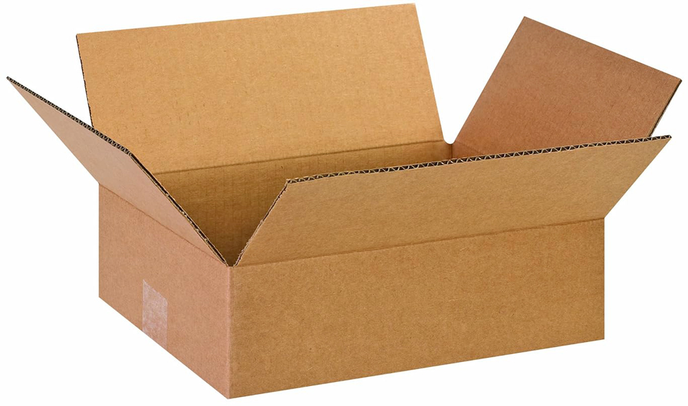 13 x 10 x 4 Corrugated Flat Boxes