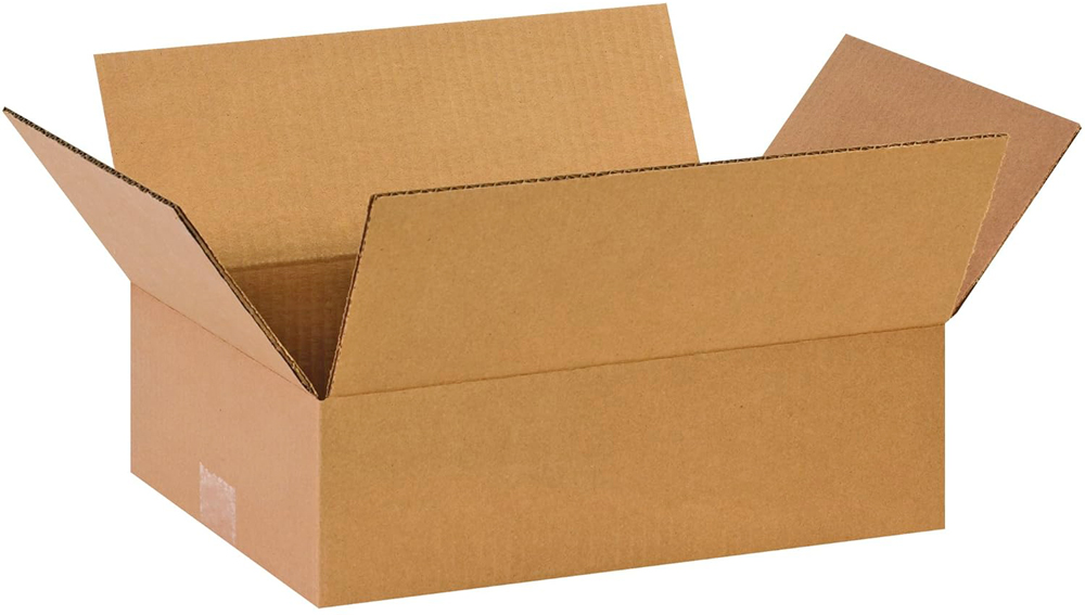 13 x 9 x 4 Corrugated Flat Boxes