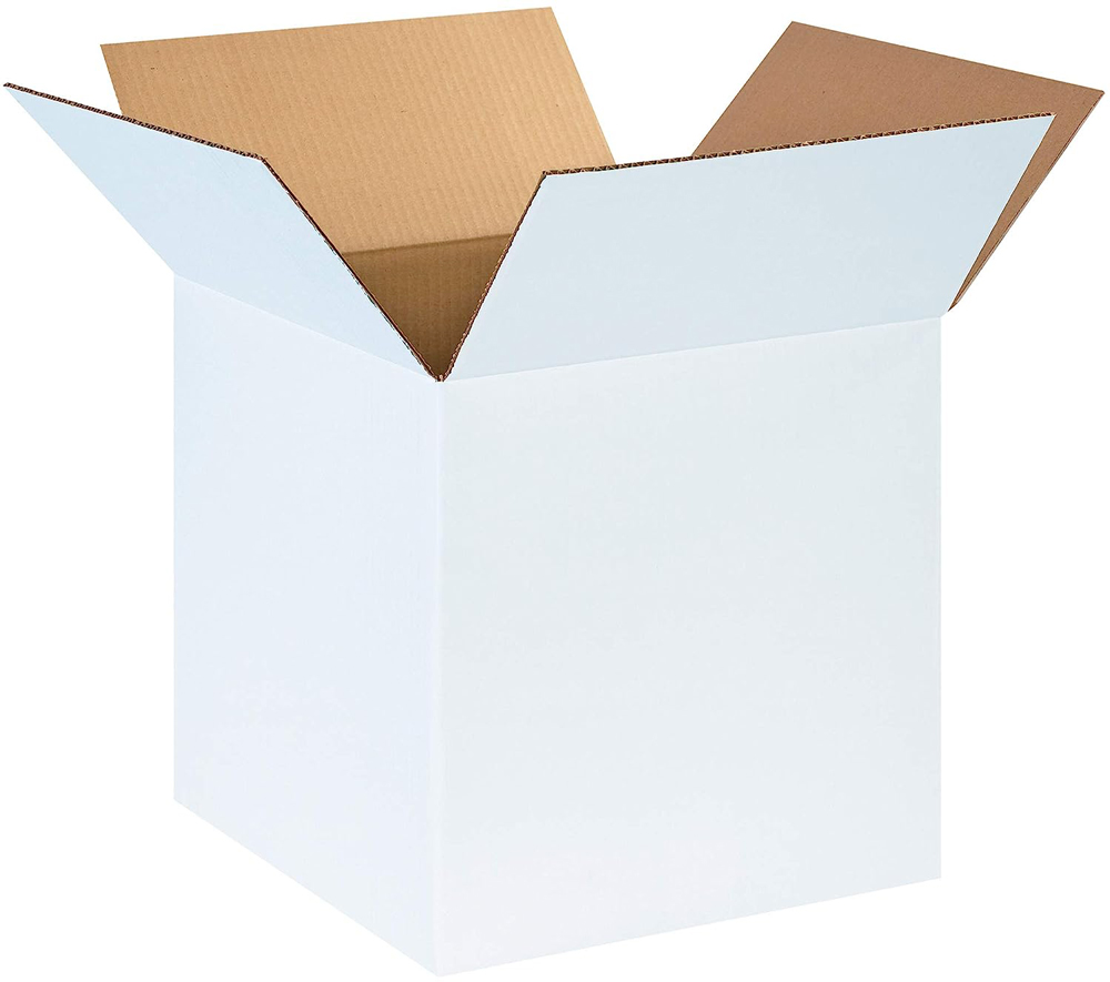 White 14 x 14 x 14 Cardboard Boxes