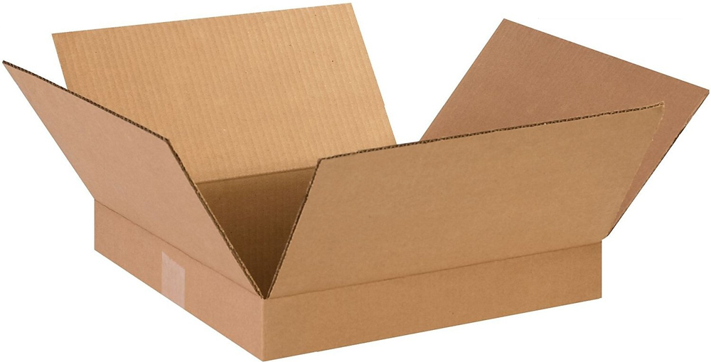 14 x 14 x 2 Corrugated Flat Boxes