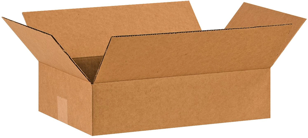 15 x 10 x 4 Corrugated Flat Boxes