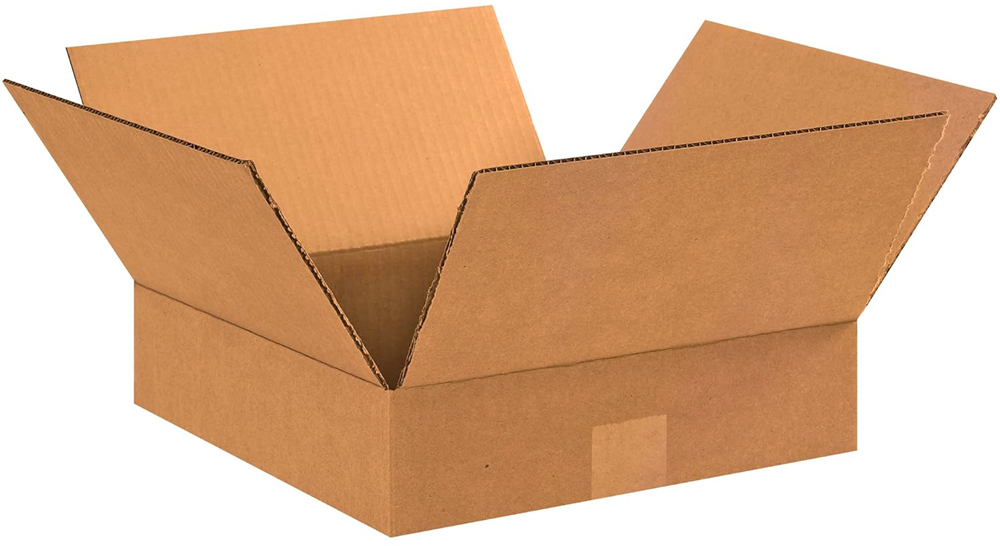 15 x 15 x 3 Corrugated Flat Boxes