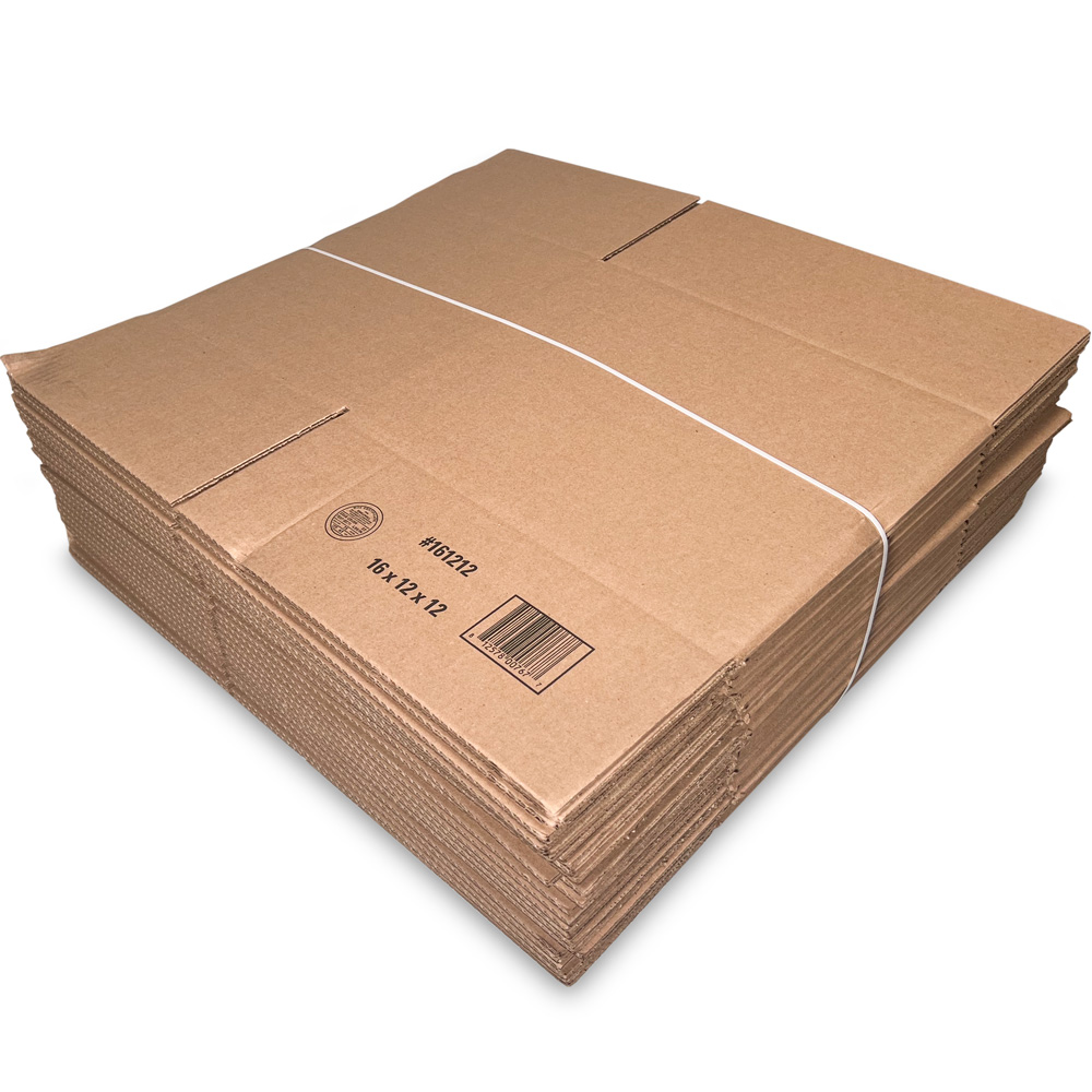 Bundle of 16 x 12 x 12 Corrugated Standard Boxes