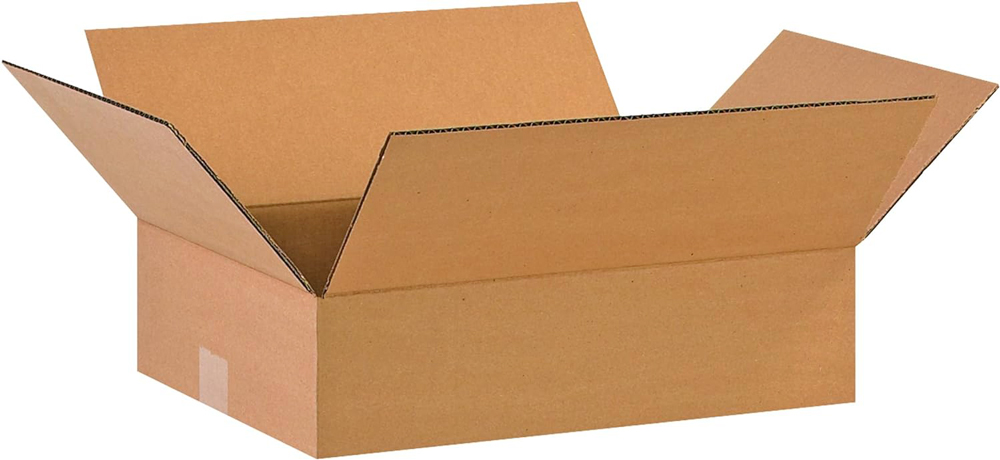 16 x 12 x 4 Corrugated Flat Boxes