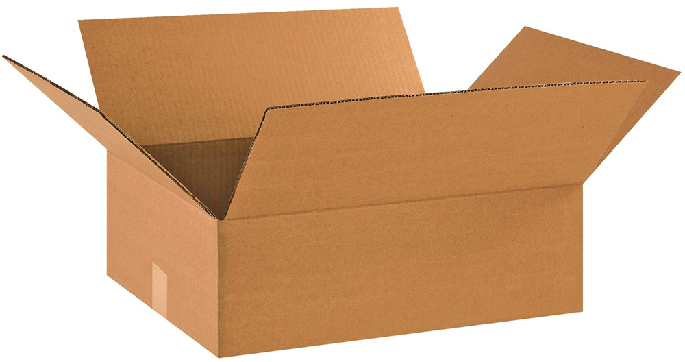 17 x 14 x 5 Corrugated Flat Boxes