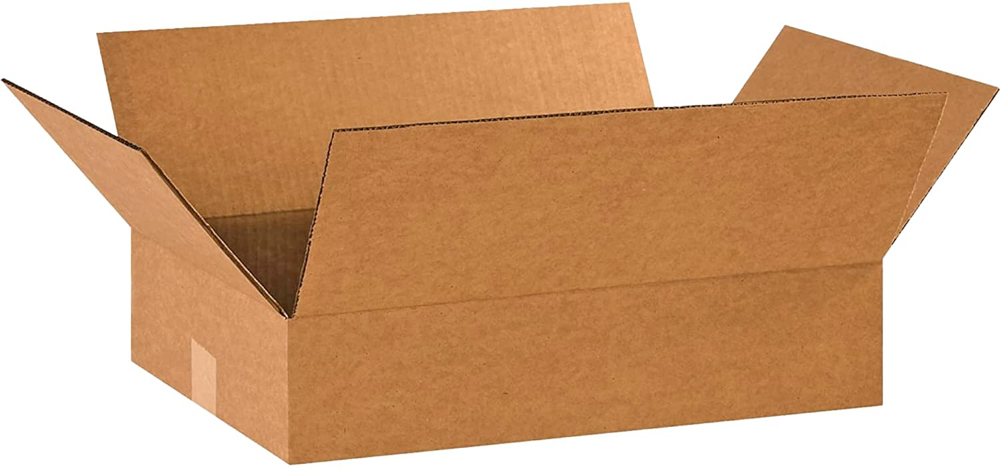 18 x 12 x 4 Corrugated Flat Boxes